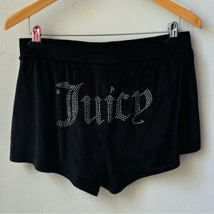 Juicy Couture Black Velour Sleepwear